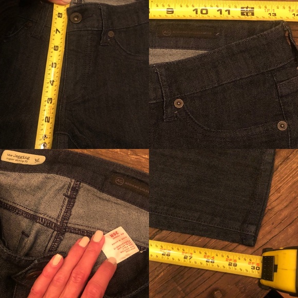 AG straight dark Denim 26 - Picture 8 of 8